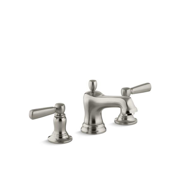 KOHLER Bancroft Monoblock Single-Hole Bathroom Sink Faucet - Nickel