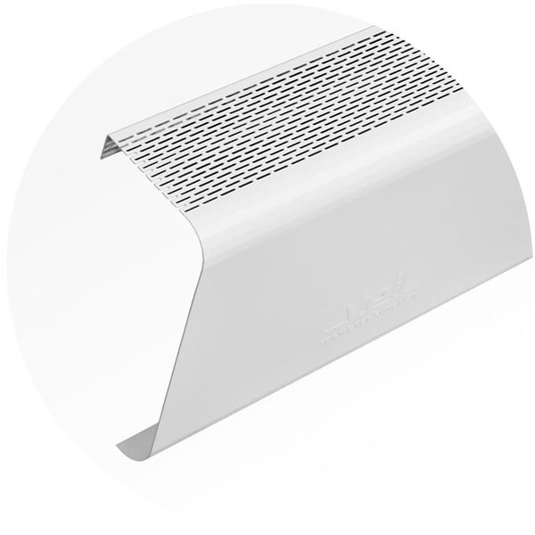 Veil Titan Baseboard Heater Cover - 4-ft - Satin White Aluminum