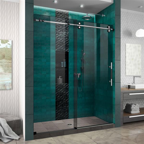 DreamLine EnigmaXO Sliding Shower Door Frameless Design 5660in