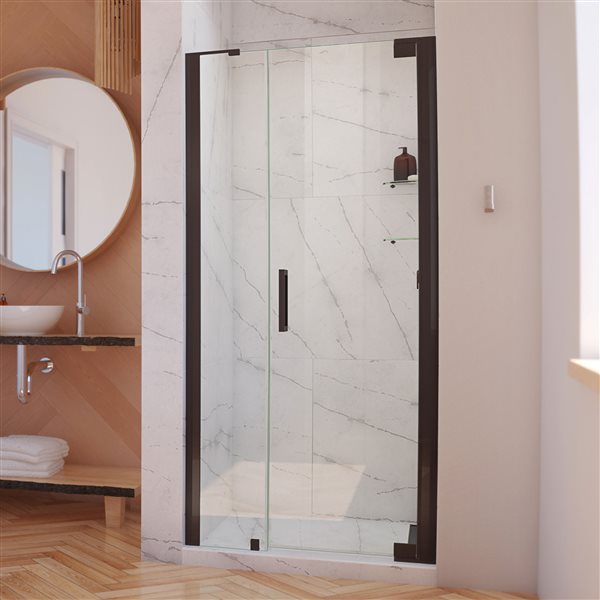 DreamLine Elegance-LS Shower Door - Frameless Design - 37-39-in - Oil Rubbed Bronze