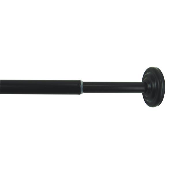 Versailles Home Fashions 24-36-in Spring Tension Rod for inside mount - Black