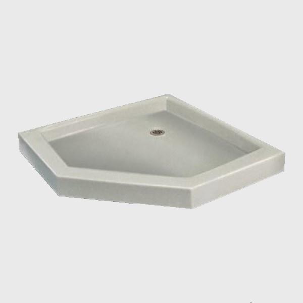 The Marble Factory NeoAngle Shower Base 42in x 42in White RénoDépôt