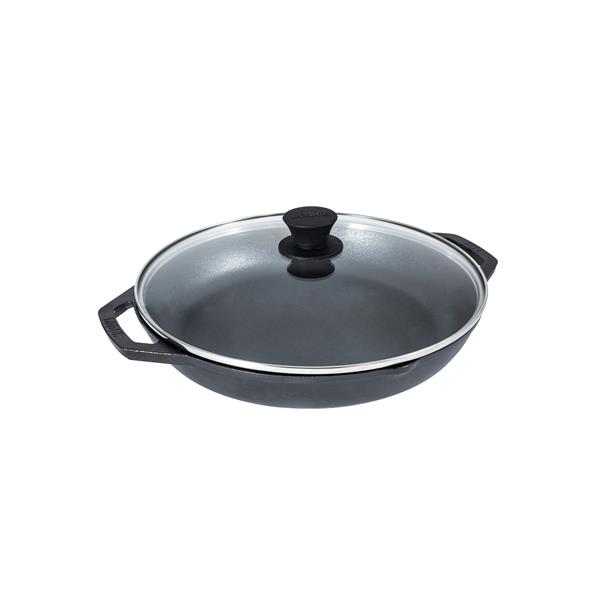 Lodge Chef's Collection Everyday Cast Iron Pan with Lid - 12-in.