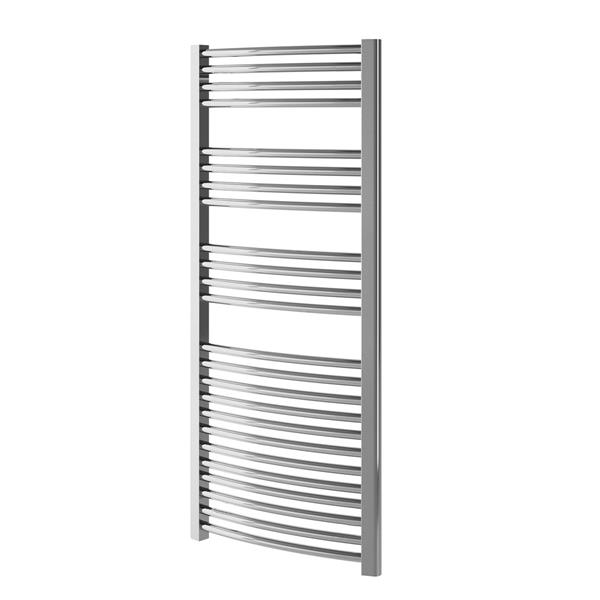 American Towel Rack Premier Curved Electric Towel Warmer - Polished Chrome - 31.5-in x 19.68-in