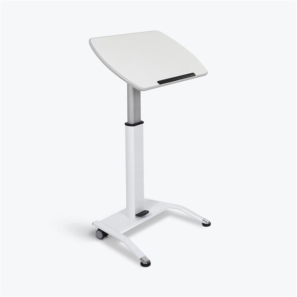 Luxor Pneumatic Adjustable-Height Lectern - Gray LX-PNADJ-WH | Réno-Dépôt