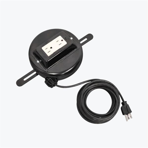 Luxor 20-ft Retractable Power Cord - Two-Outlet