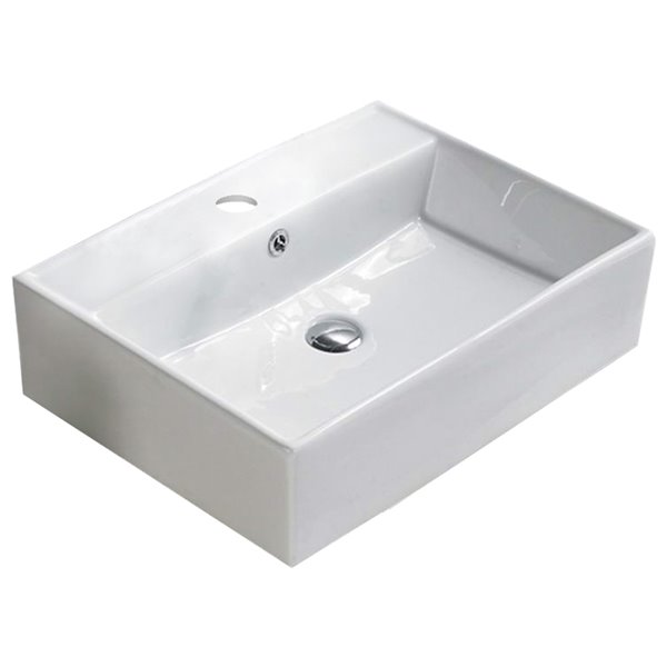 American Imaginations Vessel Sink - 23.23-in - White AI-28112 | Réno-Dépôt