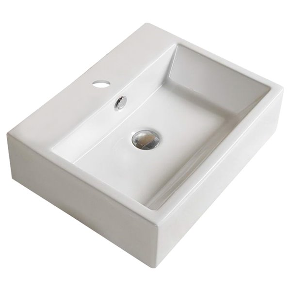 American Imaginations Bathroom Sink - 20.9-in - White