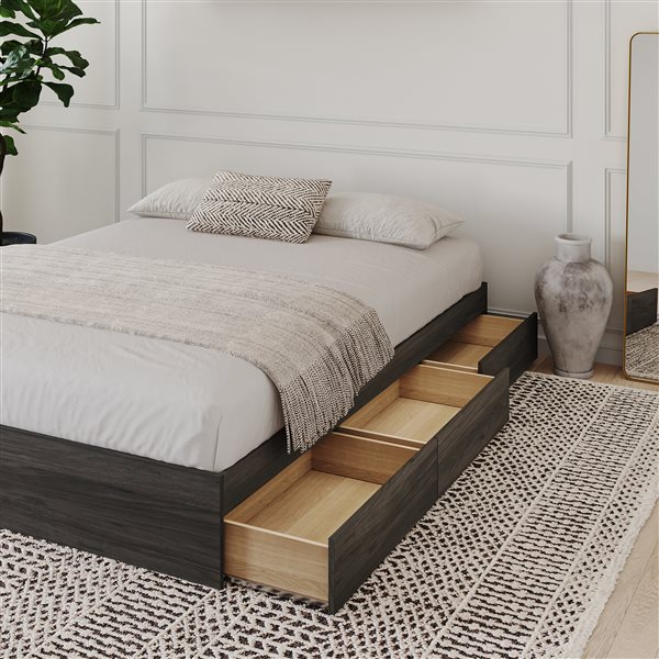 Nexera queen deals size platform bed