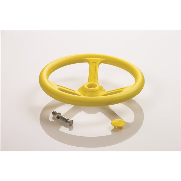 Creative Cedar Designs Steering Wheel for exterior playset - 12-in - Yellow
