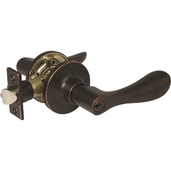 Forge Locks Avalanche Keyed Entry Door Handle - Oil Rubbed Bronze
