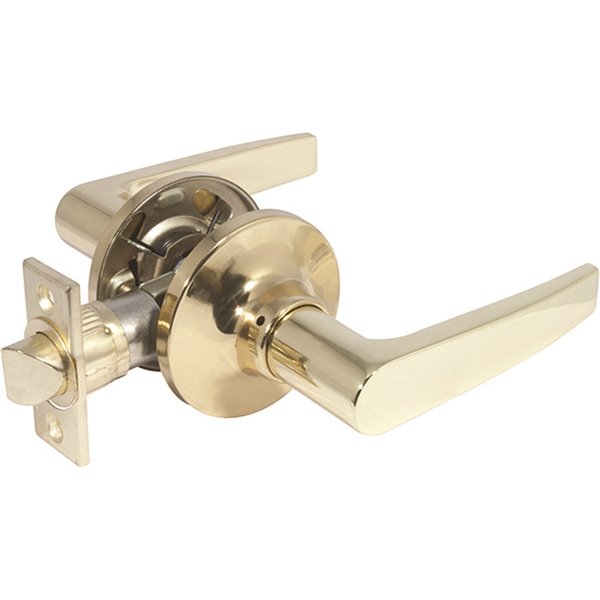 Forge Locks Olympic Passage Door Handle - Polished Brass 13-11001