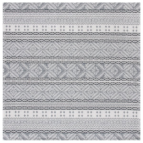 Safavieh Augustine Area Rug - 6-ft 4-in x 6-ft 4-in - Square - Light Gray/Anthracite