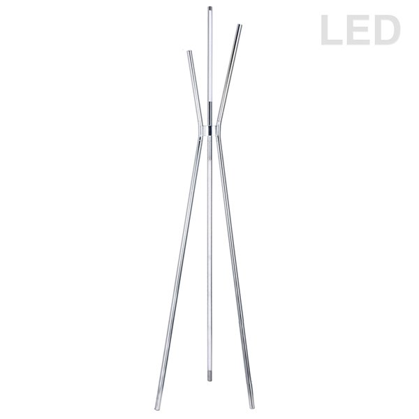 Dainolite Cerena Floor Lamp - 4-Light - 60-in - Polished Chrome