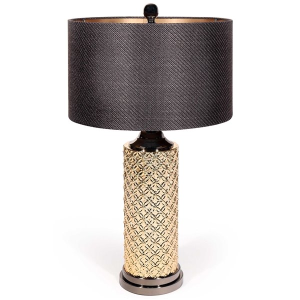 Gild Design House Izak Table Lamp - Black and Gold - 30-in