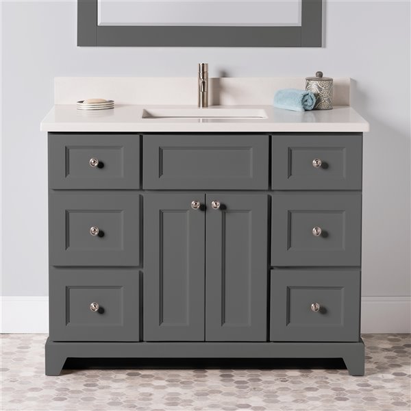 St Lawrence Cabinets London Vanity, Vanity 42 Inch Wide