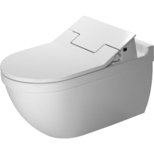 Duravit Starck 3 Wall-Mounted Toilet - White - 14.38-in x 24.38-in