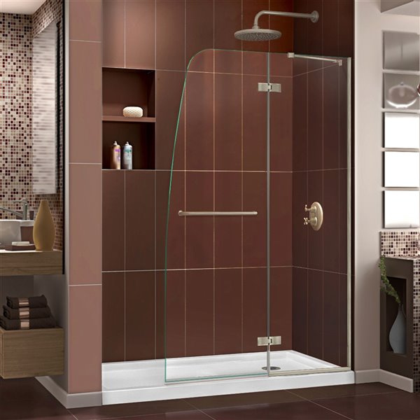 DreamLine Aqua Ultra Tub/Shower Kit 60in x 74in Nickel DL6522R