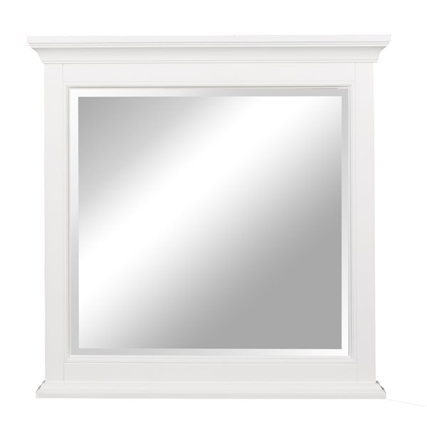 Foremost Brantley Mirror - 32-in x 32-in - White