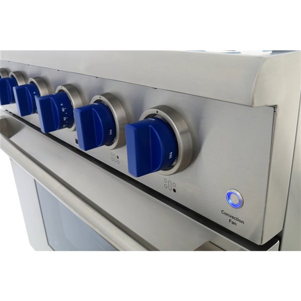 KUCHT Professional 36in 5.2 cu ft. Propane Gas Range with Griddle with