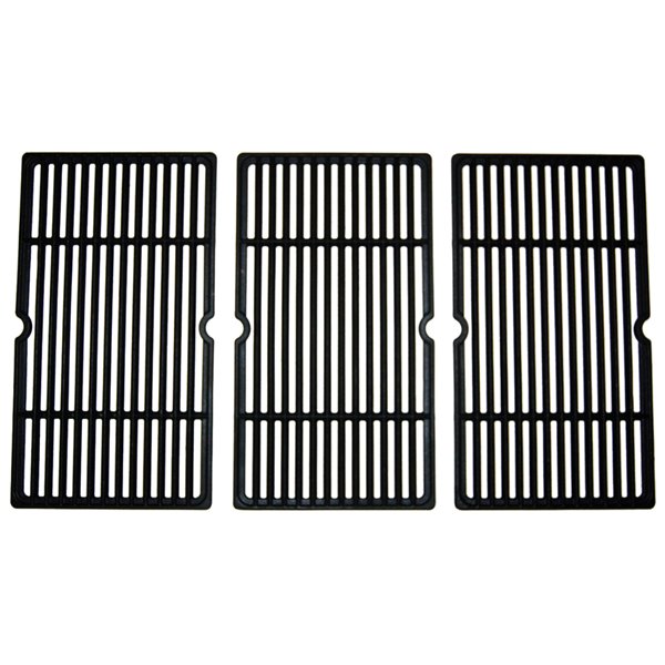 Music Metal City Cooking Grid for Charbroil Gas Grills - 30.56-in - Porcelain-Coated Cast Iron - 3-Piece Set