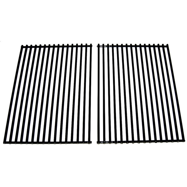 Music Metal City Cooking Grid for Straubelstone Gas Grills - 23.5-in - Porcelain-Coated Steel - 2-Piece Set