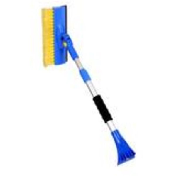 4-in-1 Extendable Snow Brush with Ice Scraper Squeegee Auto Snow Ice Removal