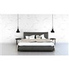 Surface Design Wall Decor Panel - White Marble - 4 ft x 8 ft DP4796-WH ...