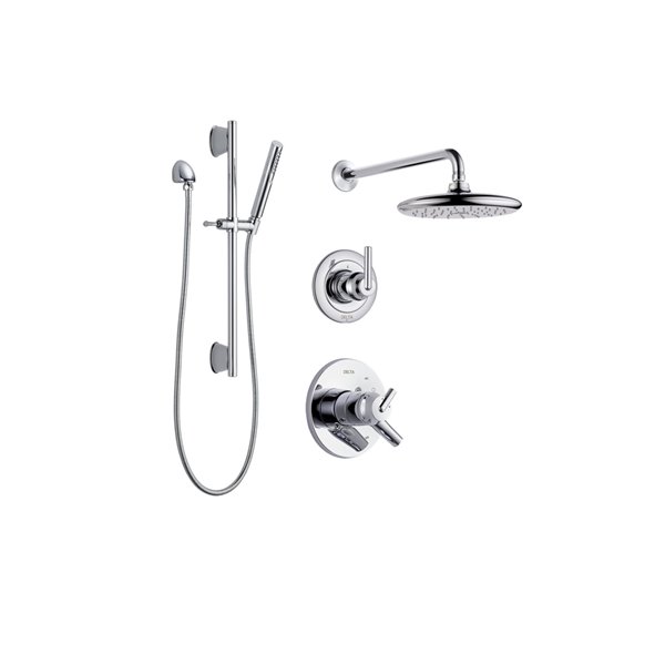 DELTA Trinsic Dual Function Shower System Chrome DF KIT3 R No D P T   330725110 MainImage 001 L 