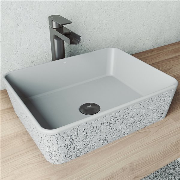 grey bathroom sinks