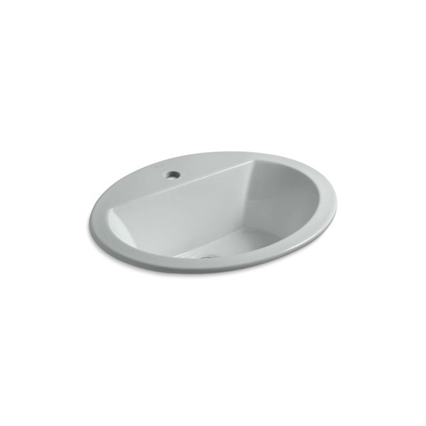 KOHLER Bryant Oval DropIn Bathroom Sink with Single Faucet Hole 16