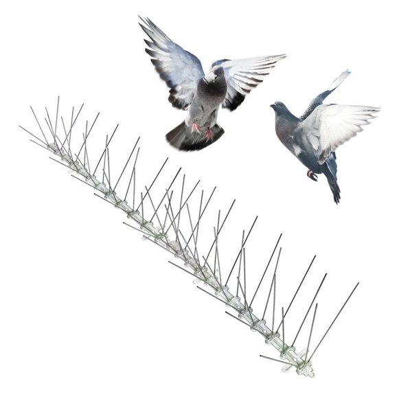 Bird-X Stainless Steel Bird Spikes - 10-ft Kit