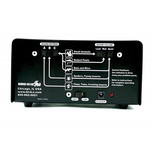 BirdX Transonic Pro 2Speaker Ultrasonic Indoor Pest Control TXPROLF