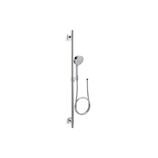 KOHLER Awaken G110 Premium Hand Shower and Sliding Bar Kit Polished