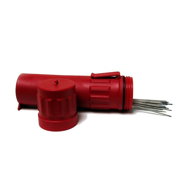 Lincoln Electric Welding Rod Storage Container Polyethylene Red