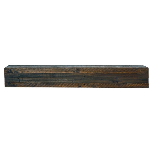 ÉLÉMENTS Tablette de cheminée par Elements 45 x 1,77 x 6,3 po rustique bois  naturel M928-45