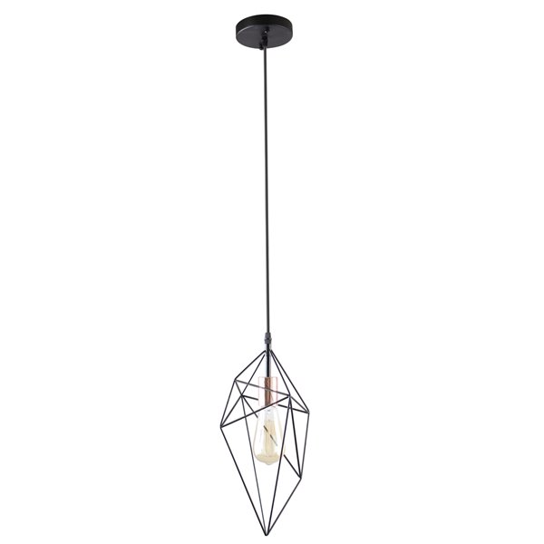 Beldi Marquis Collection 1-Light Pendant Light - Black 1829-H | Réno-Dépôt