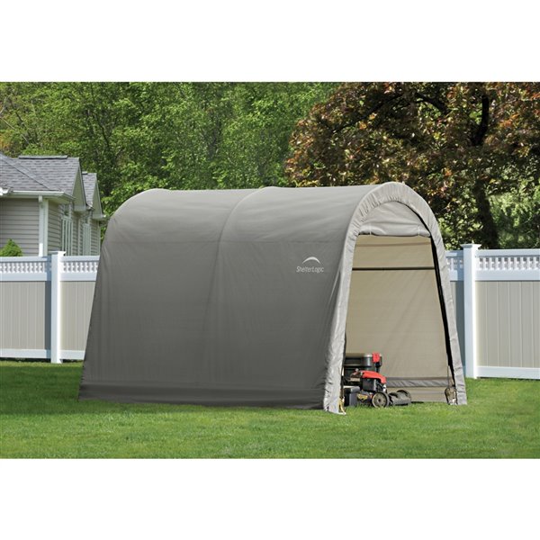 SHELTERLOGIC ShedinaBox 10 x 10 x 8 pî à toir arrondi, gris 70435