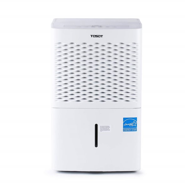 Tosot Dehumidifier with Pump - 50-Pint - White