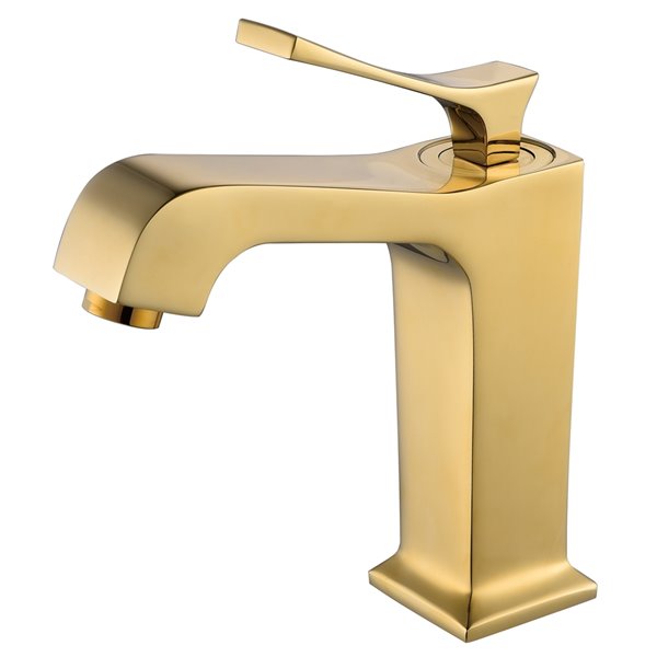 Lukx® Splash Victoria Single Hole Basin Faucet - Gold