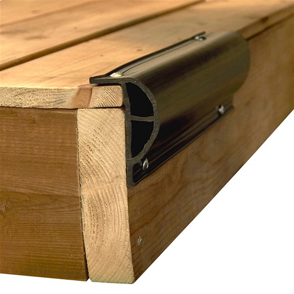 Dock Edge ProDock Heavy Bumper "P" Profile 8ft Black Set of 3