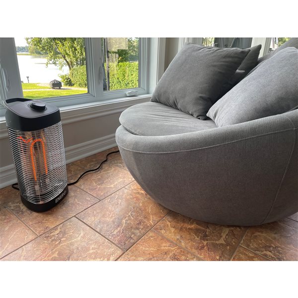 EnerG+ Infrared Oscillating Portable Electric Patio Heater 4,100 BTU