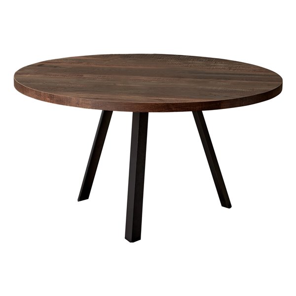 Table d'appoint rectangulaire en composite brun par Monarch