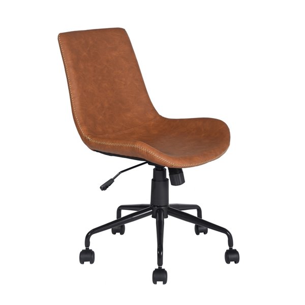 Furniturer Adams Pu Office Chair, Modern Desk Chairs Canada