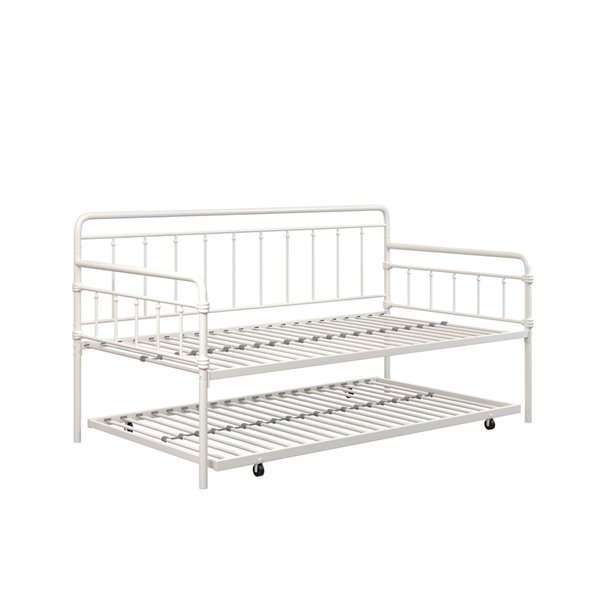 DHP Wallace Metal Daybed With Trundle - Twin - 41-in X 41-in X 77-in ...