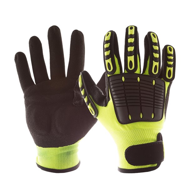 IMPACTO Back Tracker Anti-Impact Gloves - Small - Green