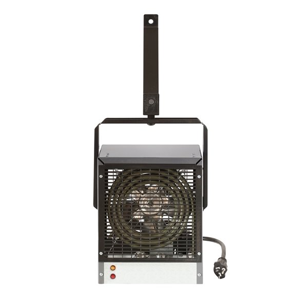 Appareil de chauffage électrique robuste pour les garages/ateliers avec  support de fixation et thermostat intégré (4000 watts/240 volts)