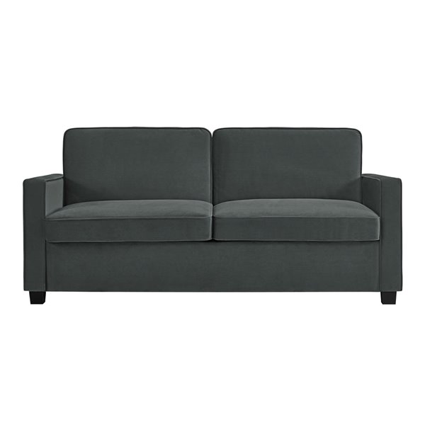 SIGNATURE SLEEP Dorel Signature Casey Velvet Sleeper Sofa with Memory