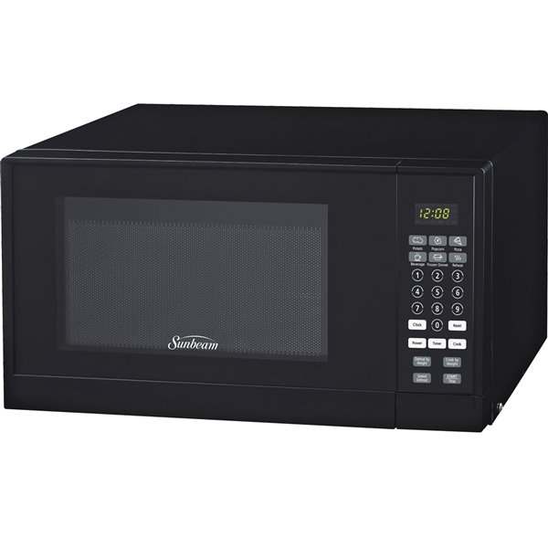 Sunbeam 0.9 cu. Ft. 900 watts Counterop Microwave (Black) SGSR902-B