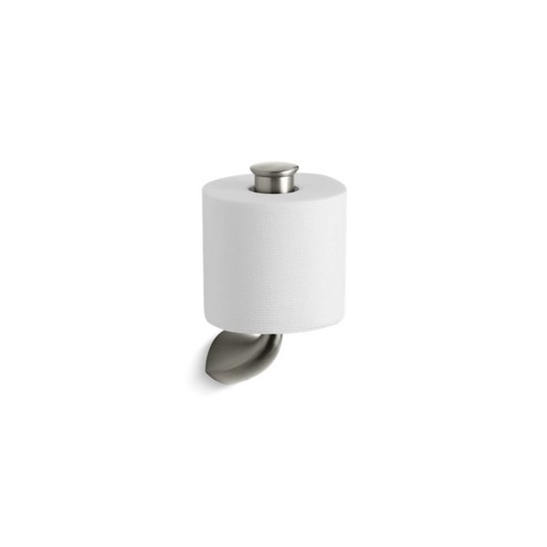 KOHLER K37056 Alteo Vertical Toilet Tissue Holder Brushed Nickel